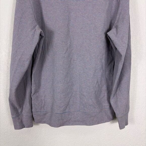 Vineyard Vines Blue & Pink Striped Quarter Zip Pullover Sweatshirt Men's M - Picture 8 of 9